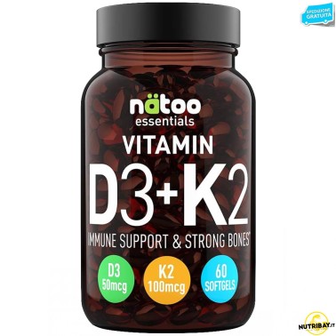 Natoo Essentials Vitamin D3+K2 - 60 softgel VITAMINE