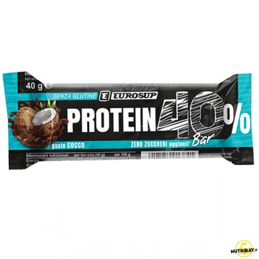 Eurosup Protein40 - 1 barretta da 40 gr BARRETTE ENERGETICHE