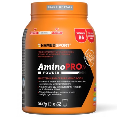 Named Sport AminoPro Powder - 500 gr AMINOACIDI COMPLETI / ESSENZIALI