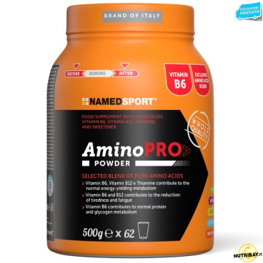 Named Sport AminoPro Powder - 500 gr AMINOACIDI COMPLETI / ESSENZIALI