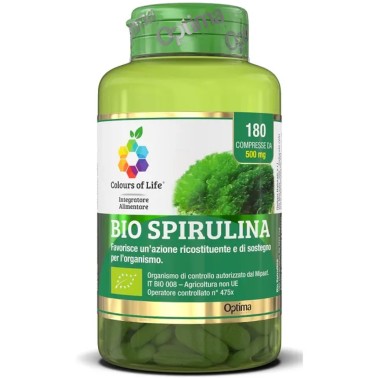 Optima Bio Spirulina - 180 cpr BENESSERE-SALUTE