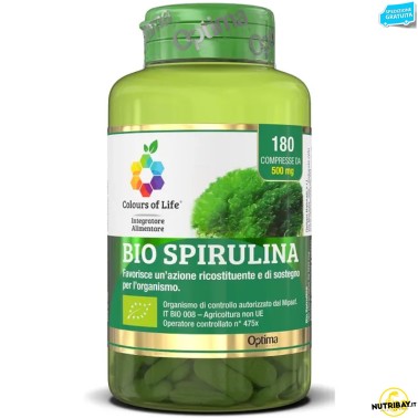 Optima Bio Spirulina - 180 cpr BENESSERE-SALUTE