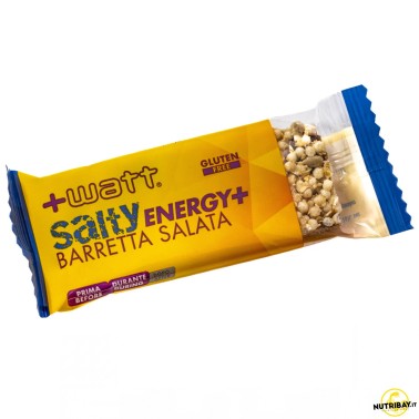 +Watt Salty Energy+ Barretta Salata - 1 barretta da 33 gr BARRETTE ENERGETICHE
