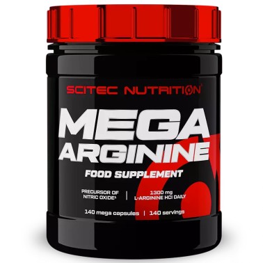 Scitec Nutrition Mega Arginine - 140 caps ARGININA