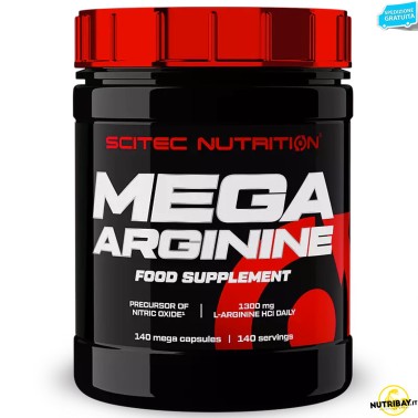 Scitec Nutrition Mega Arginine - 140 caps ARGININA