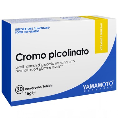 Yamamoto Research Cromo Picolinato - 30 cpr BRUCIA GRASSI TERMOGENICI
