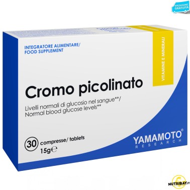 Yamamoto Research Cromo Picolinato - 30 cpr BRUCIA GRASSI TERMOGENICI