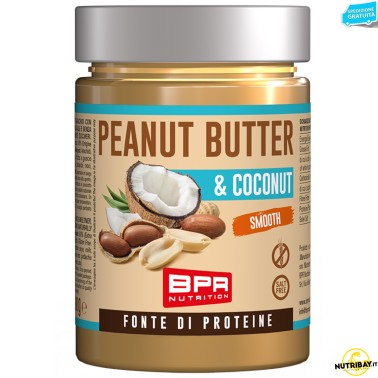 BPR NUTRITION PEANUT BUTTER & COCONUT SMOOTH - 280 gr AVENE - ALIMENTI PROTEICI