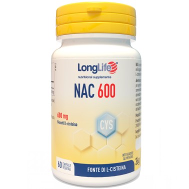 Long Life Nac 600 mg - 60 caps BENESSERE-SALUTE