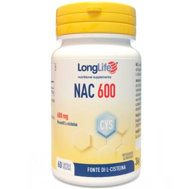 Long Life Nac 600 mg - 60 caps BENESSERE-SALUTE