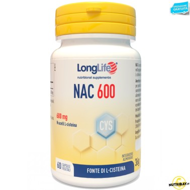 Long Life Nac 600 mg - 60 caps BENESSERE-SALUTE
