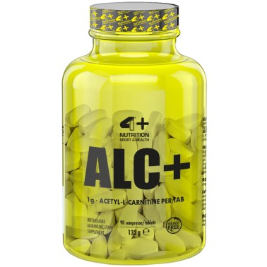 4+ Nutrition ALC+ Acetil Carnitina 90 cpr. da 1 Grammo CARNITINA