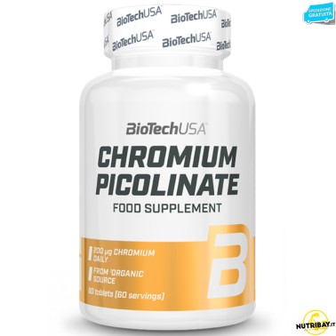 Biotech Usa Chromium Picolinate - 60 cpr BRUCIA GRASSI TERMOGENICI