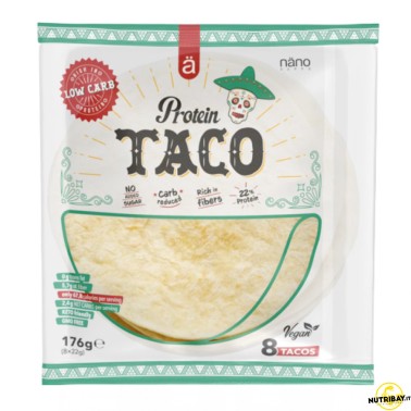 A Nano Supps Protein Taco - 8 tacos da 22 gr AVENE - ALIMENTI PROTEICI