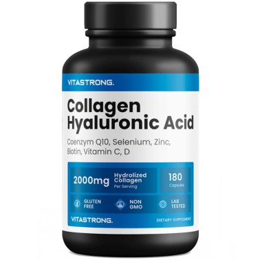 Vitastrong Collagen Hyaluronic Acid - 180 caps BENESSERE ARTICOLAZIONI