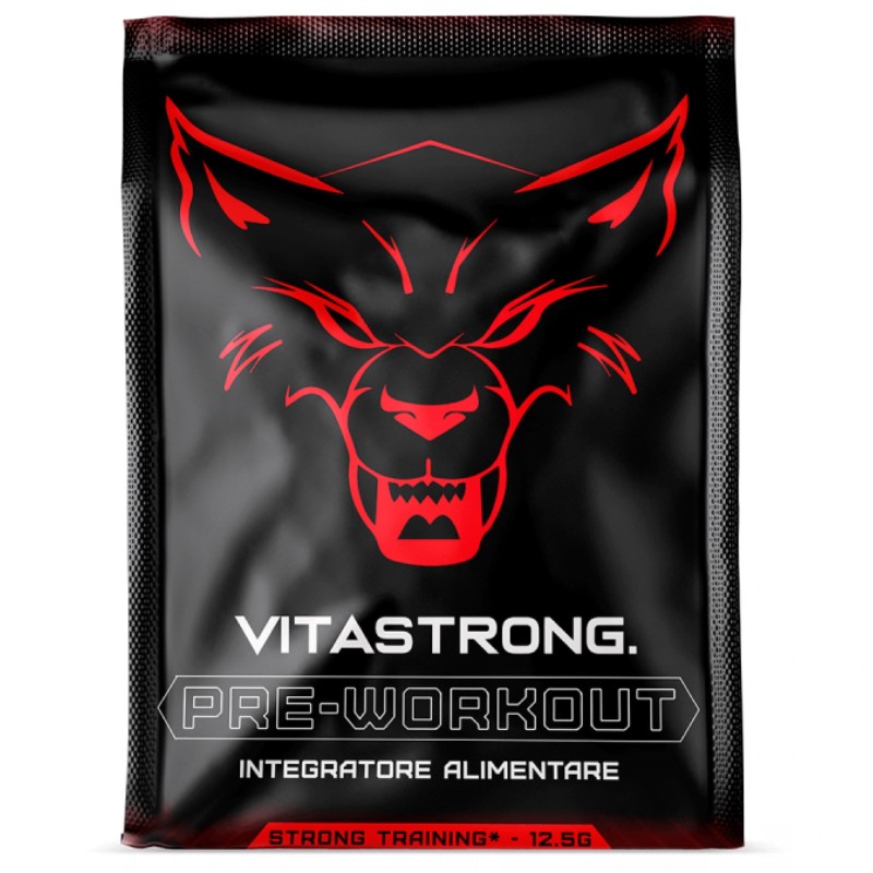 Vitastrong Pre-Workout - 1 bustina da 12,5 gr PRE ALLENAMENTO