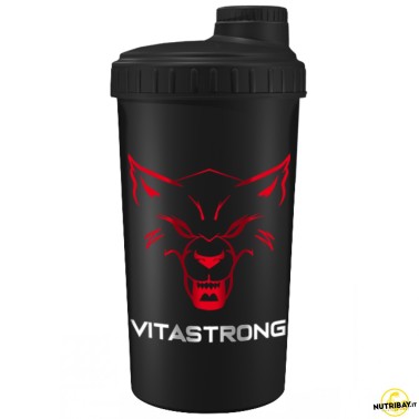 Vitastrong Shaker 700 ml Nero ACCESSORI