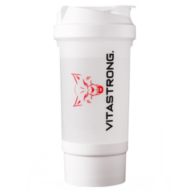 Vitastrong Shaker Con Scomparto - 500 + 150 ml ACCESSORI