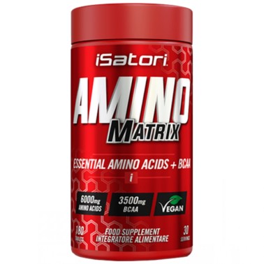 Isatori Amino Matrix 180 cpr Aminoacidi Essenziali con Vitamina b6 AMINOACIDI COMPLETI / ESSENZIALI