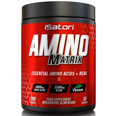 Isatori Amino Matrix 300 cpr Aminoacidi Essenziali con Vitamina b6 AMINOACIDI COMPLETI / ESSENZIALI