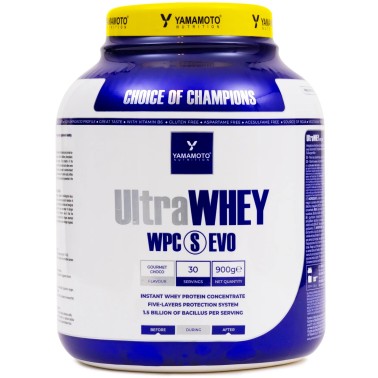 Yamamoto Nutrition Ultra Whey WPC S Evo - 900 gr PROTEINE