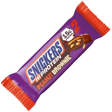 Mars - Snickers Hi Protein Peanut Brownie - 1 barretta da 50 gr BARRETTE ENERGETICHE