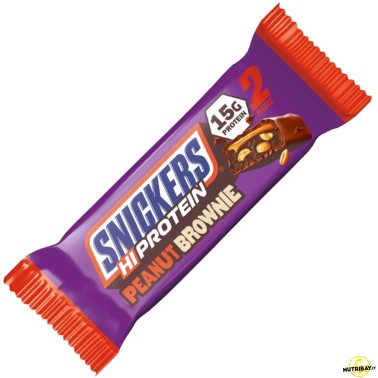 Mars - Snickers Hi Protein Peanut Brownie - 1 barretta da 50 gr BARRETTE ENERGETICHE