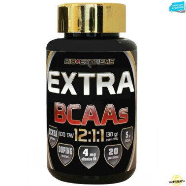 Bio-Extreme Extra Bcaas 12:1:1 - 100 tav AMINOACIDI 3.1.2 - 4.1.1 - 10.1.1 - 12.1.1