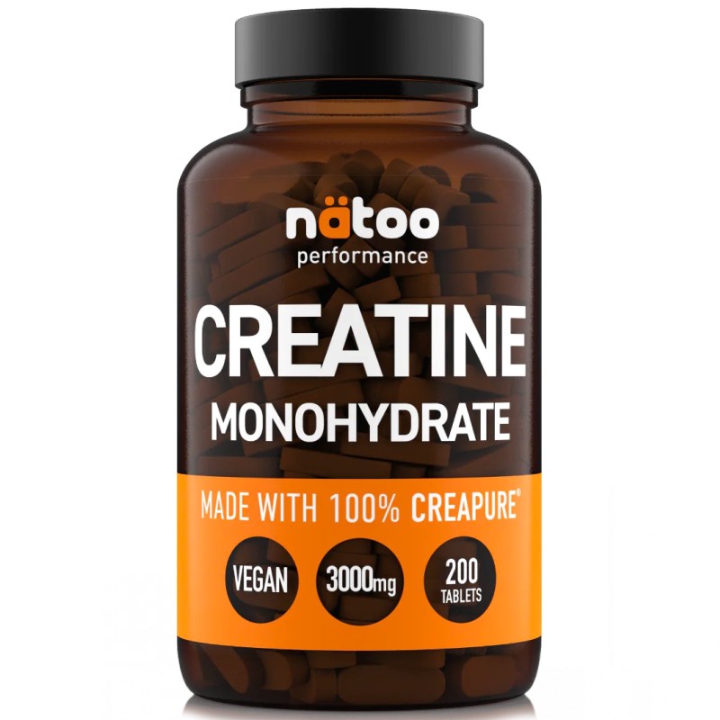 Natoo Performance Creatine Monohydrate - 200 cpr Creapure® CREATINA