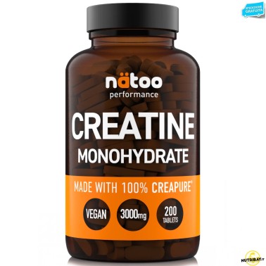 Natoo Performance Creatine Monohydrate - 200 cpr Creapure® CREATINA