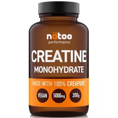 Natoo Performance Creatine Monohydrate - 200 gr Creapure® CREATINA