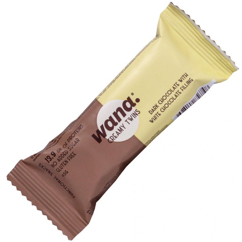 Wana Creamy Twins Bar - 1 barretta da 45 gr BARRETTE ENERGETICHE