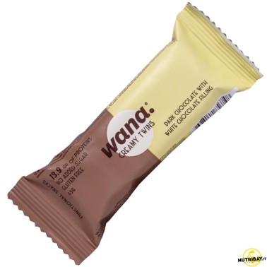 Wana Creamy Twins Bar - 1 barretta da 45 gr BARRETTE ENERGETICHE