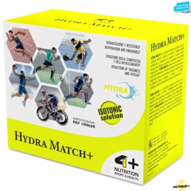 4+ Nutrition Hydra Match+ - 20 bustine da 19 gr CARBOIDRATI - ENERGETICI