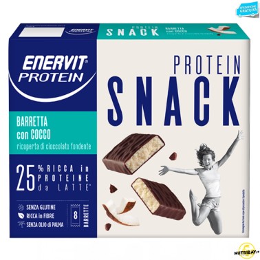 Enervit Protein Protein Snack - 8 barrette da 27/31 gr BARRETTE ENERGETICHE