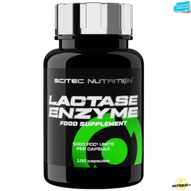 SCITEC NUTRITION Lactase Enzyme 100c Enzimi Digestivi per Intolleranza Lattosio BENESSERE-SALUTE