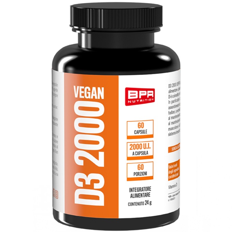 Bpr Nutrition D3 2000 Vegan - 60 caps VITAMINE