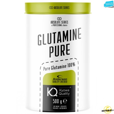 Absolute Series Glutamine Pure Kyowa Quality® - 500 gr AMINOACIDI KYOWA