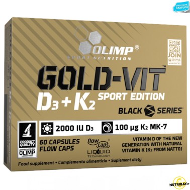Olimp Gold-Vit D3 + K2 Sport Edition - 60 caps VITAMINE