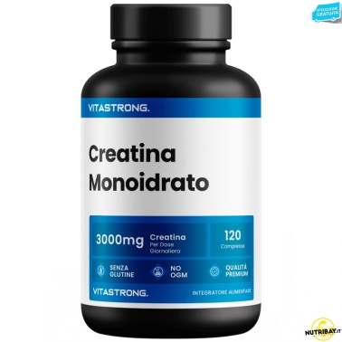 Vitastrong Creatine Monohydrate Creapure - 120 cpr CREATINA