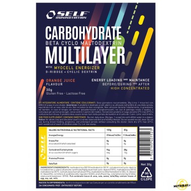 Self Omninutrition Carbohydrate Multilayer - 1 bustina da 30 gr CARBOIDRATI - ENERGETICI