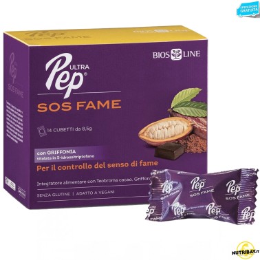 Bios Line Ultra Pep® Sos Fame - 14 cubetti da 8,5 gr BRUCIA GRASSI TERMOGENICI