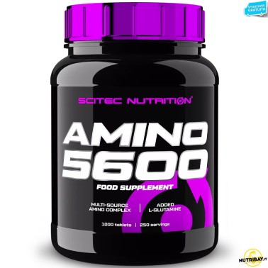 Scitec Amino 5600 1000 cpr. Aminoacidi Ramificati Bcaa Essenziali Completi AMINOACIDI COMPLETI / ESSENZIALI