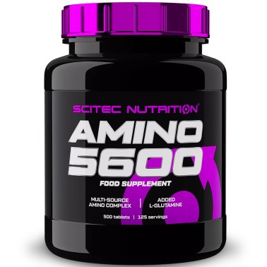 SCITEC NUTRITION Amino 5600 500 cpr. Aminoacidi Ramificati Bcaa Pool Essenziali AMINOACIDI COMPLETI / ESSENZIALI