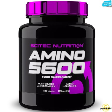 SCITEC NUTRITION Amino 5600 500 cpr. Aminoacidi Ramificati Bcaa Pool Essenziali AMINOACIDI COMPLETI / ESSENZIALI
