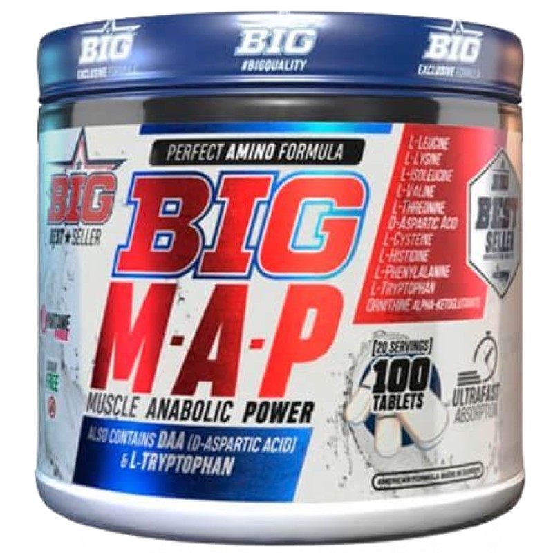 Big M.A.P Muscle Anabolic Power - 100 tabs AMINOACIDI COMPLETI / ESSENZIALI