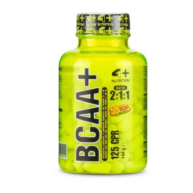 4+ Nutrition Bcaa+ Plus 125 tabs Aminoacidi Ramificati qualità Ajinomoto® in vendita su Nutribay.it