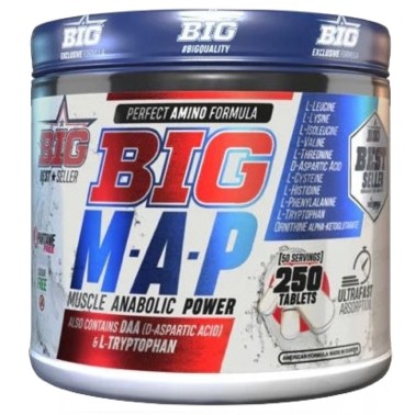 Big M.A.P Muscle Anabolic Power - 250 tabs AMINOACIDI COMPLETI / ESSENZIALI