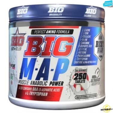 Big M.A.P Muscle Anabolic Power - 250 tabs AMINOACIDI COMPLETI / ESSENZIALI
