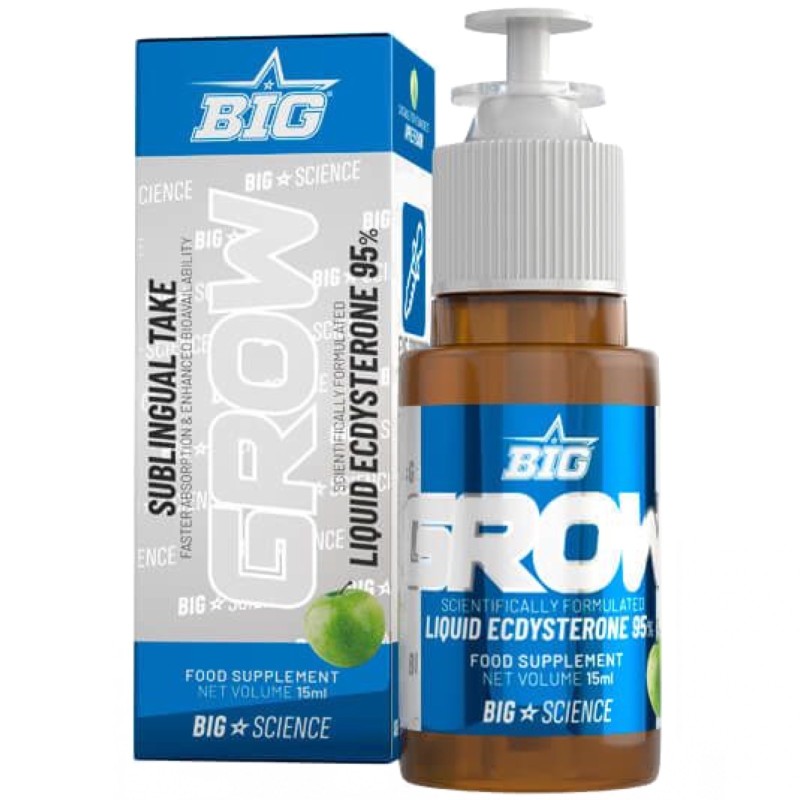 Big Real Grow Liquid - ecdysterone flacone da 15 ml TONICI